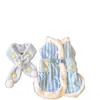 Conjunto de Coleira e Colete Estrela de Pelúcia para Cães Pequenos Outono/Inverno Gato Lã Roupas para Cães de Estimação Sem Mangas