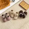 Zapatos de piel de lunares estilo francés 2026 primavera/otoño nueva versión coreana para niñas, zapatos de princesa con lazo y suelas suaves