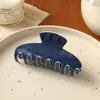 Pinzas para el Cabello Sencillas al por Mayor Pinzas de Garra Color Azul Denim para Recogidos en la Parte Trasera del Cabello Pinzas de Tiburón Estilo Coreano Accesorios para el Cabello