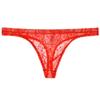Junye Cueca Fio Dental Transparente de Renda Masculina Fina Sexy Tentadora T-Pants Malha Respirável para Homens Jovens