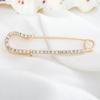 Broche de strass mulheres anti-leve broche roupas cardigan pequeno pino coreano corsage cadeia acessórios de vestuário fabricantes