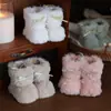 Botas de Peluche Navideñas Transfronterizas, Botines, Adornos Navideños Creativos, Decoración de Tela Colorida Colgantes para Árbol de Navidad