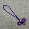 Xiangfei 2M15B-2 corda trançada artesanal com nó de orelha dupla, estilo fresco e simples, adequada para roupas infantis, decoração de bolsa, pingente de celular em acrílico