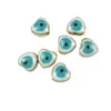 Aleación gota aceite corazón de melocotón agujero recto doble cara Ojo del Diablo accesorios de joyería pulsera collar cuentas sueltas Europa y Estados Unidos Asia Pacífico