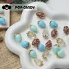Accesorios de Fresa Colgante Estilo Japonés Accesorios Dulces Lindos Populares Colgante de Resina Transparente Estilo Ins Accesorios Hechos a Mano para DIY