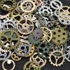 10 colores mixtos engranaje steampunk chapado aleación joyería diy accesorios de joyería colgante pequeño fabricantes al por mayor