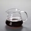 Bule Nuvem de Vidro Borossilicato de Despejo Manual com Escala, Copo com Filtro, Bule para Compartilhar Filtro, Equipamento Doméstico para Fazer Café, Cafeteira