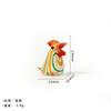 Estilo Japonés Creativo Pollo Gallo Cuentas de Vidrio Color Animal Adornos Sala de Estar Adornos Hogar Estilo Chino Adornos para el Hogar
