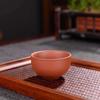 Taza maestra de cerámica de borde de té oculto al por mayor, arena púrpura, craquelado de hielo, horno fijo, mate, taza individual, kung fu, taza de té pequeña, juego de té, productos de tazón de té