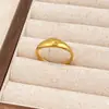 Anillos Transfronterizos Europeos y Americanos de Acero de Titanio Colorido, Anillos Abiertos de Acero Inoxidable de Lujo Ligero de Gama Alta, Joyería de Oro de 18 Quilates que No se Desvanece