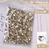 1440 Diamantes de fondo plano de forma especial Super Flash Mini Cristal K9 Uñas de diamante DIY Joyería de uñas de diamante al por mayor