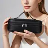 Nueva Bolsa Cosmética de Mano para Hombres y Mujeres, Viaje, Estilo Japonés Coreano, Bolsa de Lavado Impermeable, Caja Organizadora de Bolsa de Maquillaje para Mujeres, Piel Genuina