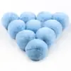 Directamente del fabricante: Bolas de Pelo Falso de Conejo de 8 cm, Accesorios de Bola de Felpa Coloridos para Ropa, Zapatos, Sombreros y Bolsos Hechos a Mano