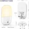 Luz de Noche Enchufable con Regulación Continua y Enchufe Plegable, Lámpara LED Controlada por Luz, Lámpara de Terapia de Luz Roja de 670nm