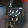 Soporte de Extensión para Foco de Motocicleta Soporte Fijo para Guardabarros Delantero Modificado de Coche a Batería Soporte de Modificación para Luz LED