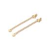 Cadena de cola de acero inoxidable de 7 cm, cadena extendida, pulsera casera, collar, cadena extendida de oro, accesorios de joyería hechos a mano DIY