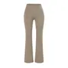 Pantalones Largos de Estilo Americano con Cintura Plegable y Micro-Campana para Mujer, Nuevo 2026 Vintage Chica Popular de Tiro Alto Ajustados Rectos Hasta el Suelo