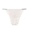 Comercio exterior transfronterizo Ropa interior europea y americana para mujer, jacquard de purpurina fina, encaje sexy, tanga invisible de tiro bajo, bragas para mujer