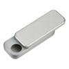 Caja Rectangular de Hojalata Memoria USB Caja de Embalaje Metálica con Ventana Almacenamiento En Stock Caja de Hojalata Vacía Lote Pequeño