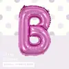 Balão de alumínio fino de 16 polegadas com letras e números, decoração para cena de festa de aniversário infantil, balão decorativo, atacado de fábrica