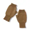 Guantes de Cachemir 100% Cachemir Puro para Hombres y Mujeres, Modernos de Color Sólido Sin Dedos, Cortavientos y a Prueba de Frío, Guantes Tejidos Cálidos