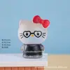 Nueva Decoración de Manualidades de Resina de Gato Coloridas Translúcidas Mate Figura Linda Creativa de Moda Adorno para Coche de Escritorio