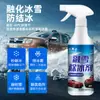 Agente para Derretir Nieve y Deshielo, Agente Deshielante para Cristales de Automóvil, Agente Descongelante y para Eliminar Hielo de Refrigerador, Anticongelante de Rápido Deshielo para Parabrisas