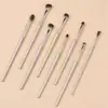 Set de 15 Pinceles de Maquillaje Más Vendido, Pincel para Polvo Suelto, Set Completo de Pinceles para Sombras de Ojos, Herramienta de Belleza para Rubor, Pincel para Cejas, Pincel Plano