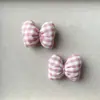 Almofada de Algodão Xadrez Rosa Doce Laço Boneca Grampo de Cabelo Capa de Celular Malas Sapatos e Meias Acessórios de Vestuário