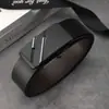 Venta Directa de Fábrica Cinturón para Hombre Sin Dientes Interior Hebilla Automática Cinturón para Jóvenes y Adultos Pantalones Casuales de Negocios Estilo Caliente