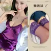 Private Moon Lingerie Sexy Europeia e Americana Transfronteiriça Multicor Opcional Sedução Pura Luxúria Renda Suspensor Camisola de Dormir Abstinência Roupas de Casa