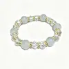 Pulsera Tejida con Cuentas de Cristal Brillantes Multicolores Incrustada con Cristales, Hecha a Mano para Hombres y Mujeres, Venta Directa de Fábrica para la Temporada de Verano