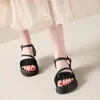 Impresionantes Sandalias Estilo Francés para Mujer, Nuevas de Verano 2026 Estilo Hada Tacones Altos con Suelas Gruesas y Tira Única, Adecuadas para Combinar con Vestidos