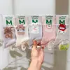 Meias Novas de Outono e Inverno Mian Kao para Mulheres Meia-Calça Meio da Panturrilha Meias de Desenho Animado para Mulheres Estilo Japonês Estilo College Estilo Coreano Meias de Algodão para Estudantes