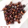 Venta al por mayor de cuentas sueltas de palisandro 4*7 mm, cuentas espaciadoras con forma de pastilla para pulseras hechas a mano DIY, accesorios de joyería, materiales, cuentas espaciadoras