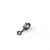 Pendientes de aro cruzados para hombre moda acero inoxidable hebilla de oreja uniseX tendencia joyería de oreja negra sin perforación clip para oreja venta al por mayor
