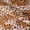 800g terciopelo de visón estampado punto de ciervo tela de piel sintética de visón guantes ropa de muñeca de juguete tela de terciopelo de visón
