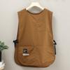 Delantal de Cocina para el Hogar Estilo Coreano Impermeable Ropa de Trabajo para Cafetería Chaleco Transpirable Estilo Delantal para Hombres y Mujeres