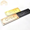 Pasta metálica para logo, etiqueta serigrafiada, letrero metálico de corrosión, procesamiento de logo personalizado, logo de letra metálica