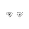 Pendientes de Corazón Brillantes Sencillos Estilo Coreano para Mujer, Exquisitos, Compactos, Diseño de Alta Gama, Lujo Accesible, Elegantes de Nicho, Pendientes Versátiles