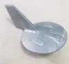 Adequado para Motor de Popa Bloco de Zinco Anticorrosivo Bloco de Equilíbrio Dois Tempos Quatro Tempos Ângulo do Leme Ajustável Bloco de Ânodo Peça de Navegação