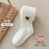 Medias de Felpa Finas para Niños para Otoño e Invierno, Leggings para Niñas para Usar por Fuera, Versátiles y Lindos, para Bebés y Niños Pequeños, Calcetines de una Pieza con Forro de Felpa