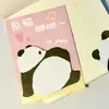 Notas Adhesivas de Panda de Dibujos Animados de Forma Especial Grande para Estudiantes de Primaria con Adhesivo Fuerte y Forma Linda N Veces Notas Adhesivas