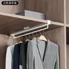 Barra de Ropa sin Taladro para Armarios Bajos, Armarios Colgantes y Barras Verticales de Armario; Barra colgante vertical para gabinetes