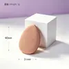 Mini esponja para dedo, esponja para polegar, esponja pequena em formato de gota d'água, cushion, uso duplo para maquiagem úmida e seca, fixa a maquiagem sem absorver produto