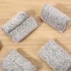 Pano de lavagem de louça de fibra de carvão de bambu Toalha de lavar louça sem óleo Pano de prato de cozinha absorvente engrossado Pano de prato Toalha de limpeza sem óleo