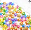 Novos acessórios de nail art com tema oceânico inspirados na dopamina: charms de estrela-do-mar de desenho animado, translúcidos e brilhantes para unhas, decorações de unhas vestíveis e brincos de resina