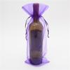 Paquete Regalo de Organza Bolsa de Gasa Bolsa de Vino con Cordón Paquete de Bolsas de Gasa Bolsa de Empaque para Regalo de Vino 15*38