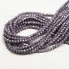 Cuentas de cristal de color AB plateado de 4 mm para joyería DIY accesorios de borla accesorios de ropa cuentas sueltas venta al por mayor directa