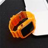 Adecuado para Correa iWatch Transparente Glaciar Funda para Apple Watch Generaciones 2345 S8 Pulsera Integrada S10